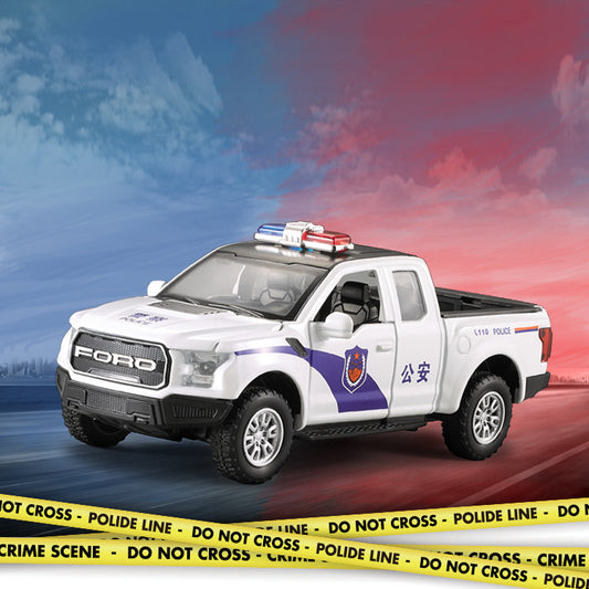 Children's toy car police car Ford Raptor