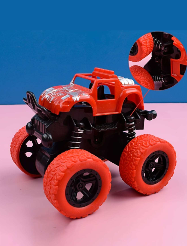 1pc Inertia Four-Wheel Drive Off-Road Vehicle Toy Car.